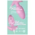 Cuties Mini - analplugg med vibration - silikon rosa