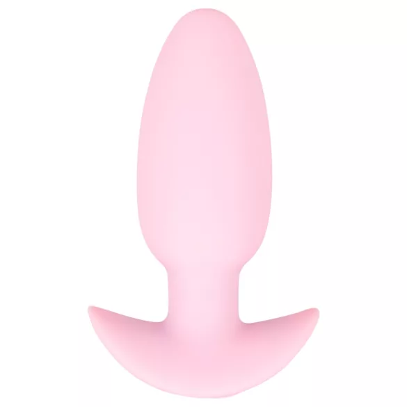 Cuties Mini - analplugg med vibration - silikon rosa