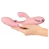 Beau Coeur Avenor - tungformad G‑punktsvibrator med klitorisstimulator (rosa)