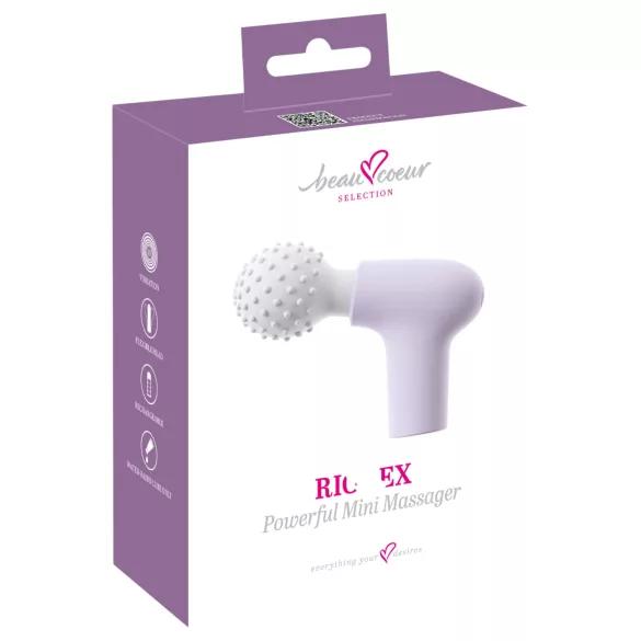 Beau Coeur Rionex - mini vibrator - massager - lila