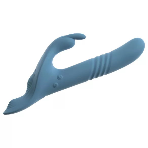 You2Toys - 3-delad påsättningsbar kanin‑stötdildo med fjärrkontroll (blå)