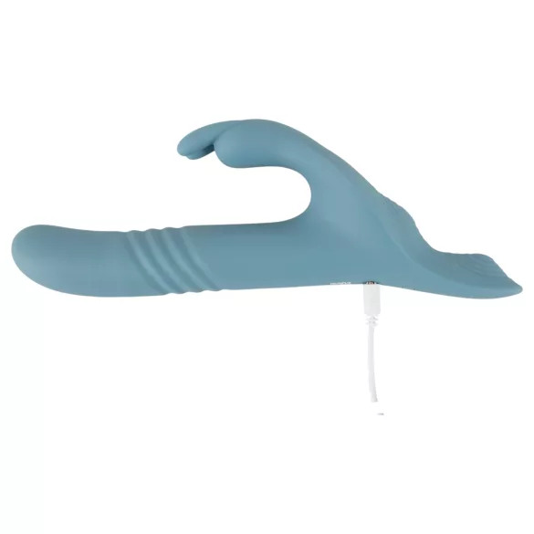 You2Toys - 3-delad påsättningsbar kanin‑stötdildo med fjärrkontroll (blå)