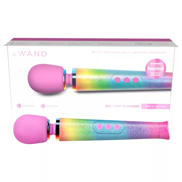 le Wand - massagevibrator - regnbågsfärgad