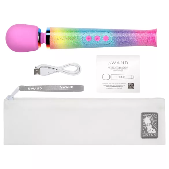 le Wand - massagevibrator - regnbågsfärgad