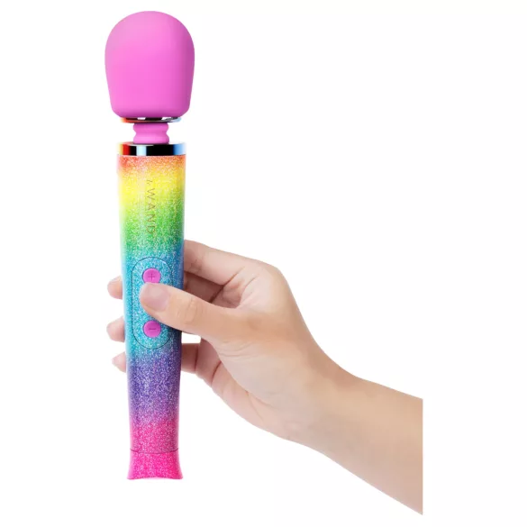le Wand - massagevibrator - regnbågsfärgad