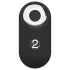 You2Toys - fjärrstyrd dubbel påsättningsbar vibrator (svart)
