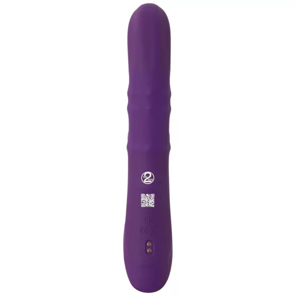 You2Toys - nickande vibrator med rörlig ring och klitorisarm (lila)