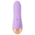 Cuties - uppladdningsbar, vattentät mini klitorisvibrator med arm (lila)