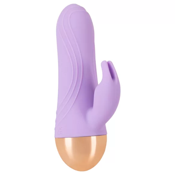 Cuties - uppladdningsbar, vattentät mini klitorisvibrator med arm (lila)