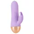 Cuties - uppladdningsbar, vattentät mini klitorisvibrator med arm (lila)