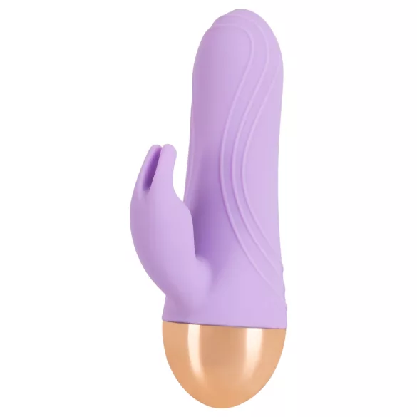 Cuties - uppladdningsbar, vattentät mini klitorisvibrator med arm (lila)