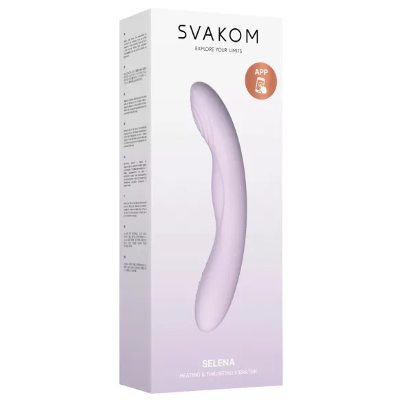 Svakom Selena - värmande, stötande G-punktsvibrator (lila)