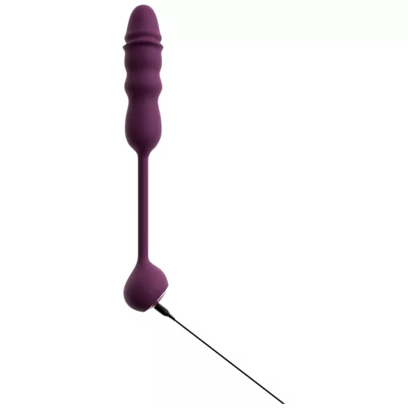Javida - uppladdningsbart vibrationsägg med stötfunktion (lila)
