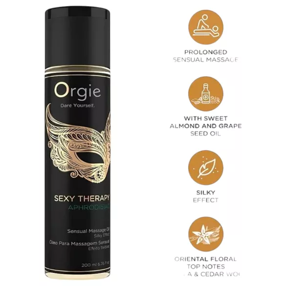 Orgie - massageolja - aphrodisiakum - 200ml