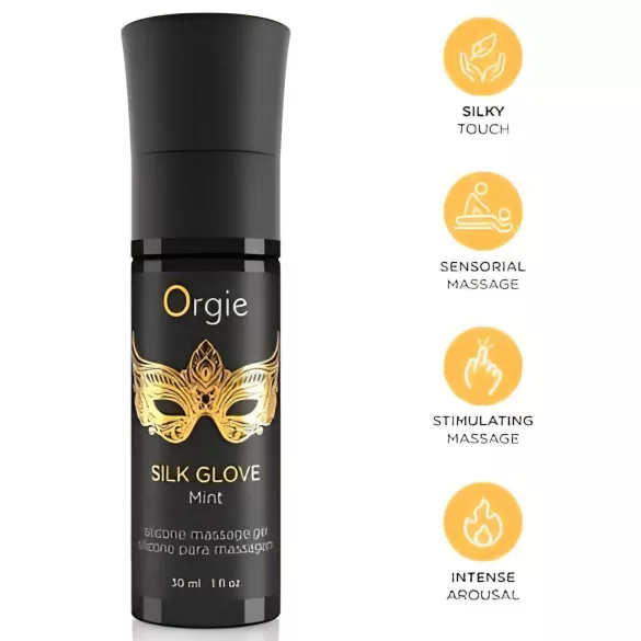 Orgie Pearls Lust - pärlhalsband med massagegel 30ml