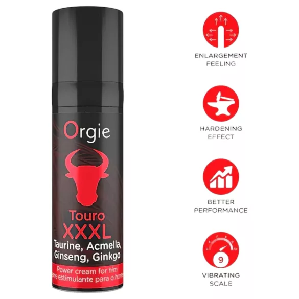 Orgie Touro XXXL - erektionskräm - förstärker erektion - 15ml