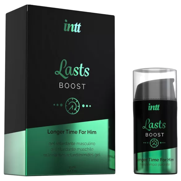 intt Lasts Boost - fördröjande och erektionshöjande spray (15 ml)