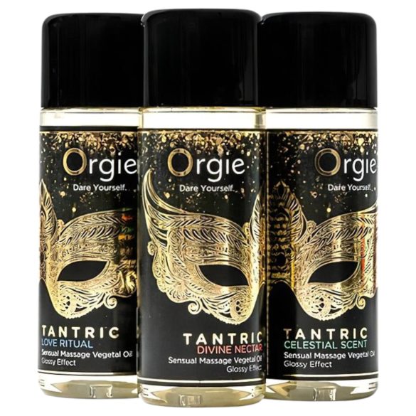 Orgie Tantric - Sensuell massageoljeset (3x30ml)