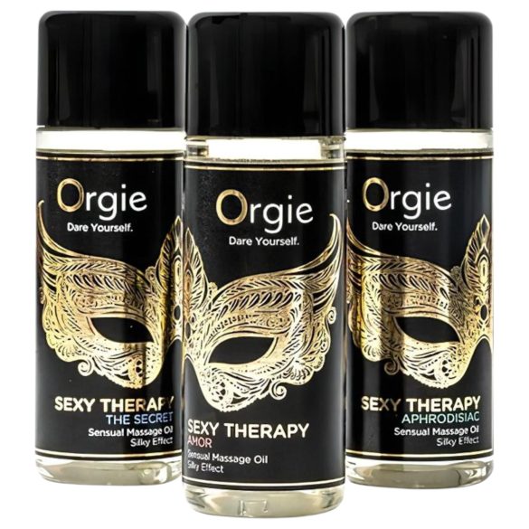 Orgie Sexy Therapy - Sensuell Massageolja Set (3x30ml)