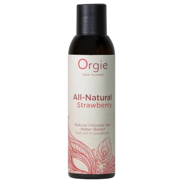 Orgie All Natural - vattenbaserat glidmedel - jordgubb - 150ml