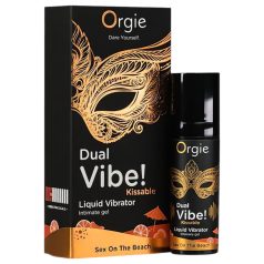   Orgie Dual Vibe - unisex flytande vibrator - Sex on the Beach (15 ml)