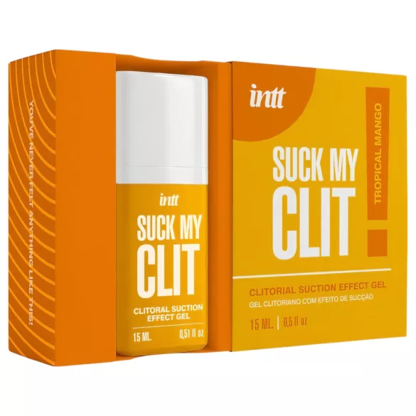 Intt Suck My Clit - klitorisstimulerande gel för kvinnor - mango (15 ml)
