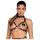 Obsessive - kroppsharness med halshalsband - svart - S/L