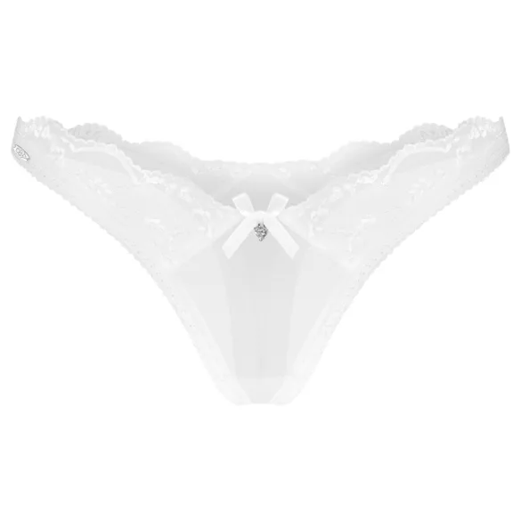 Obsessive Weddya - spetsstring (vit) - L/XL