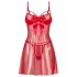 Obsessive Gifty - babydoll och trosa set (röd)