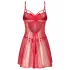 Obsessive Gifty - babydoll och trosa set (röd) - L/XL