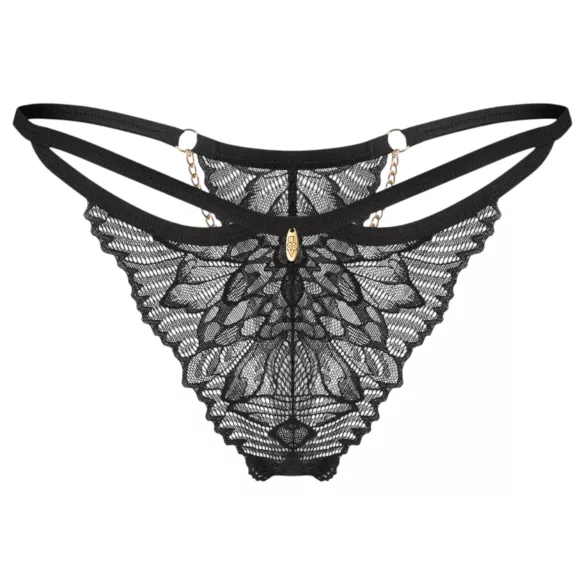 Obsessive Matildea - spetsstring (svart) - L/XL