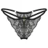 Obsessive Matildea - spetsstring (svart) - 2XL/3XL