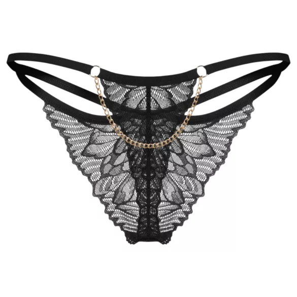 Obsessive Matildea - spetsstring (svart) - 2XL/3XL