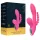 Erospace Sweet Play - G‑punktvibrator med analsond och sugfunktion (rosa)