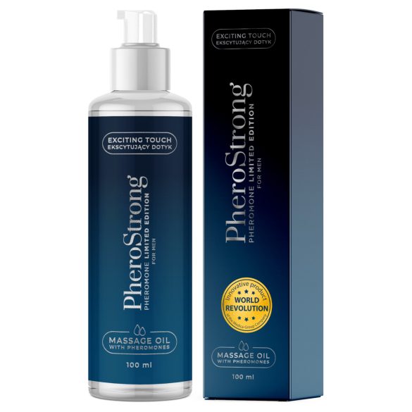 PheroStrong Limited Edition - Massageolja för män (100 ml)