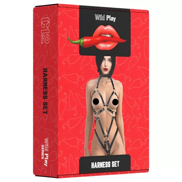 Wild Play - body för vuxna - svart