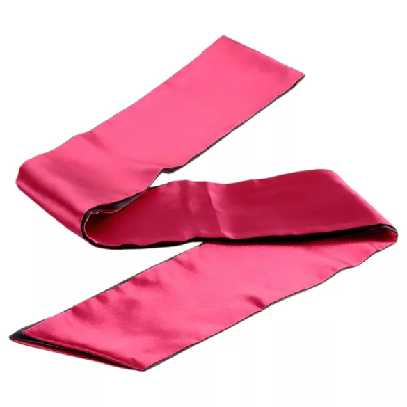 Wild Play - ögonbindel satin svart/rosa