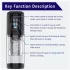Men's Play - masturbator med rotation sug vibration - svart