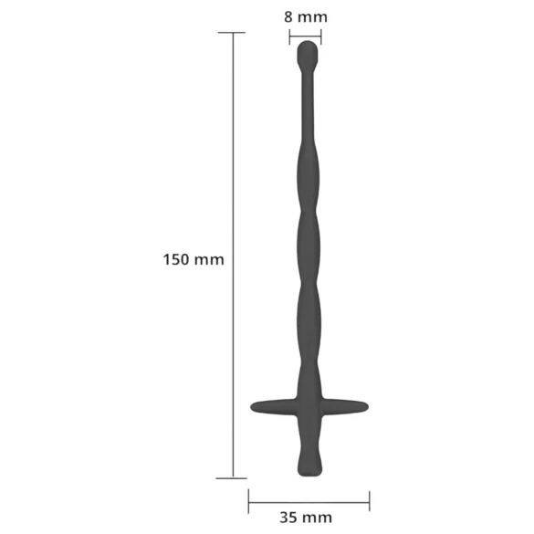 Men's Play - dilator för män - silikon - svart