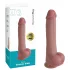 Erospace Natural Play - silikon-dildo 24 cm (hudfärgad)