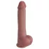 Erospace Natural Play - silikon-dildo 24 cm (hudfärgad)