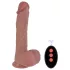 Erospace Natural Play - realistisk stöt- och roterande vibrator (hudfärgad)