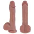Erospace Natural Play - realistisk stöt- och roterande vibrator (hudfärgad)