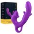 Sweet Play - G-punkt vibrator med tungfunktion - silikon lila