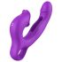 Sweet Play - G-punkt vibrator med tungfunktion - silikon lila