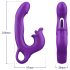 Sweet Play - G-punkt vibrator med tungfunktion - silikon lila