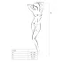 Passion BS031 - Öppen body - vit - S-L