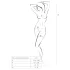 Passion BS077 - långärmad nätbody - svart - S-L