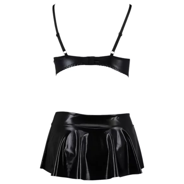 Passion Deby - bh-set med minikjol - svart