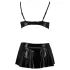 Passion Deby - bh-set med minikjol - svart